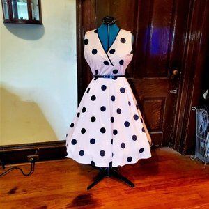 Polka Dot 1950's Pinup Dress